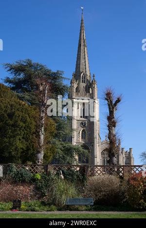 Église Sainte-Marie Saffron Walden Essex Banque D'Images