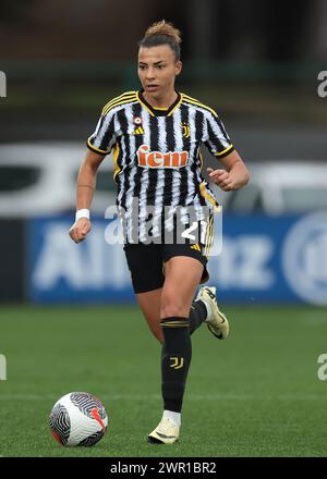 Biella, Italie, 9 mars 2024. Arianna Caruso de la Juventus lors du match de la Coppa Italia Femminile au Stadio Vittorio Pozzo, Biella. Le crédit photo devrait se lire : Jonathan Moscrop / Sportimage Banque D'Images