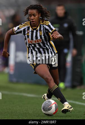 Biella, Italie, 9 mars 2024. Jennifer Echegini de la Juventus lors du match Coppa Italia Femminile au Stadio Vittorio Pozzo, Biella. Le crédit photo devrait se lire : Jonathan Moscrop / Sportimage Banque D'Images