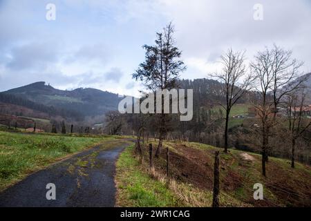 Pais Vasco, Espagne, Côte et intérieur Banque D'Images