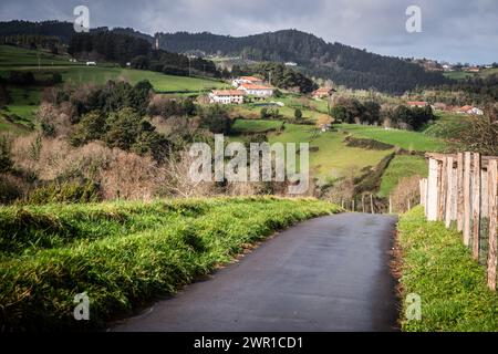 Pais Vasco, Espagne, Côte et intérieur Banque D'Images