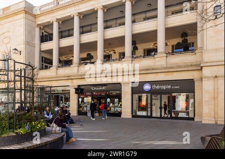 Hotel chocolat - thérapie Clinic in équipés Lawrence Street, Southgate, Bath City centre, Somerset, Angleterre, ROYAUME-UNI Banque D'Images