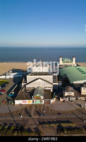 6 mars 2024. Great Yarmouth, Royaume-Uni. Lottert finance 12,3 millions de livres sterling pour la restauration de la dernière maison de verre victorienne en ferronnerie du Royaume-Uni survivant à Great Yarmouth. Connu localement sous le nom de Palais du peuple, les travaux devraient être terminés d'ici 2027. Banque D'Images