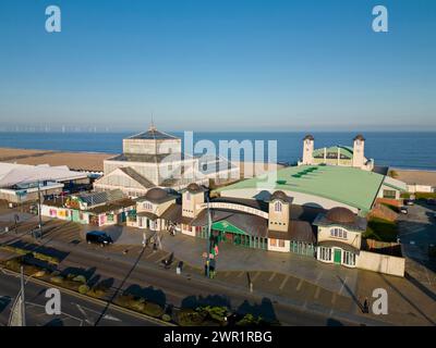 6 mars 2024. Great Yarmouth, Royaume-Uni. Lottert finance 12,3 millions de livres sterling pour la restauration de la dernière maison de verre victorienne en ferronnerie du Royaume-Uni survivant à Great Yarmouth. Connu localement sous le nom de Palais du peuple, les travaux devraient être terminés d'ici 2027. Banque D'Images