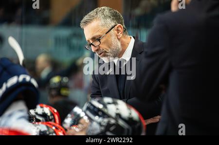 Schwenninger Wild Wings - ERC Ingolstadt, Helios Arena, Penny DEL, 34. Spieltag Hauptrunde : Mark French, Cheftrainer ERC Ingolstadt. (Villingen-Schwen Banque D'Images