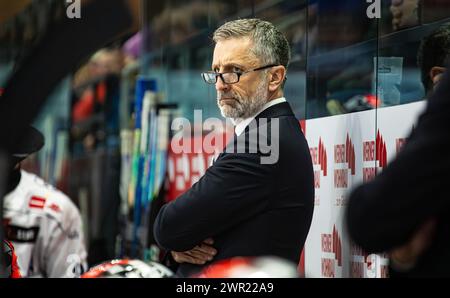 Schwenninger Wild Wings - ERC Ingolstadt, Helios Arena, Penny DEL, 34. Spieltag Hauptrunde : Mark French, Cheftrainer ERC Ingolstadt. (Villingen-Schwen Banque D'Images