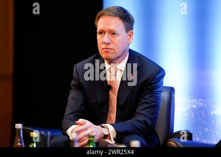 New York, New York États-Unis 03/08/2024 le PDG de Beers Group Al Cook au petit déjeuner des ambassadeurs du de Beers Group le 8 mars 2024 à l'hôtel Sofitel de New York. Photo de Jennifer Graylock-Graylock.com Banque D'Images