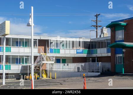 ALBUQUERQUE, NOUVEAU MEXIQUE, ÉTATS-UNIS - 7 novembre 2022 : lieu de tournage de Crossroads Motel de la populaire série télévisée Breaking Bad Banque D'Images
