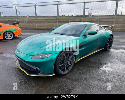 Super voiture de F1 Aston Martin Banque D'Images