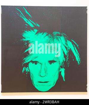 ANDY WARHOL Pittsburgh, Pensilvania, EE. UU., 1928-Nueva York, 19 Autoportrait 1986.bilbau-spain.3-3-2024 Banque D'Images