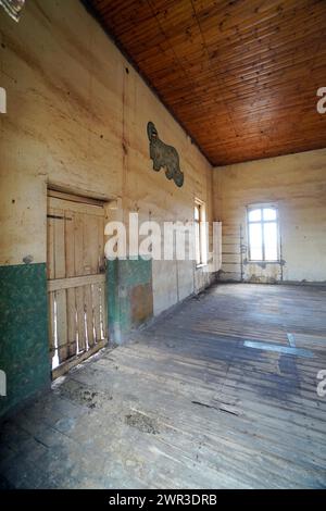 Poste de police de la Schutztruppe allemande en Namibie à partir de 1904, colonie, historique, Kub, Namibie Banque D'Images