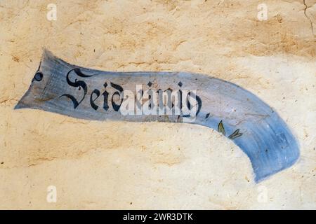 Poste de police de la Schutztruppe allemande en Namibie à partir de 1904, colonie, historique, Kub, écriture, Namibie Banque D'Images