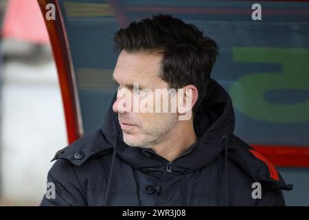 Londres, Royaume-Uni. 10 mars 2024. Londres, Angleterre, 10 mars 2024 : Gareth Taylor, entraîneur de Manchester City, lors du match de FA Cup entre Tottenham Hotspur et Manchester City à Brisbane Road à Londres, en Angleterre. (Alexander Canillas/SPP) crédit : SPP Sport Press photo. /Alamy Live News Banque D'Images