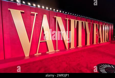 Beverly Hills, États-Unis. 10 mars 2024. Vanity Fair Oscar Party tenu au Wallis Annenberg Center for the Performing Arts le 10 mars 2024 à Beverly Hills, CA. © OConnor-Arroyo/AFF-USA.com crédit : AFF/Alamy Live News Banque D'Images