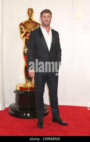 Chris Hemsworth BEI der Oscar Verleihung 2024 / 96th Annual Academy Awards im Dolby Theatre. Los Angeles, 10.03.2024 *** Chris Hemsworth à la 2024 96e cérémonie annuelle des oscars au Dolby Theatre Los Angeles, 10 03 2024 Foto:XJ.xBlocx/xFuturexImagex oscars 1260 Banque D'Images