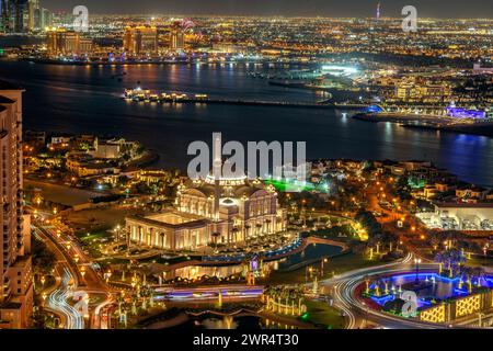 La mosquée Hamad bin Jassim nouvellement ouverte | L'île des perles Banque D'Images