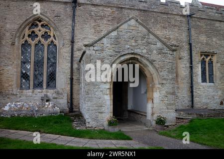 Église All Saints, Brington, Cambridgeshire, Angleterre, Royaume-Uni Banque D'Images
