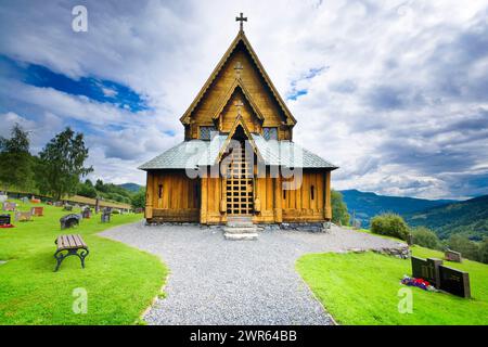 Église Reinli Stave, Norvège Banque D'Images