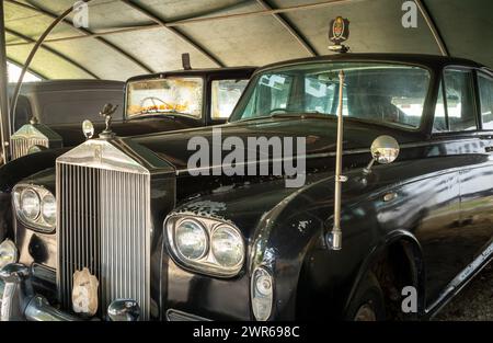 1965 Rolls-Royce Phantom V utilisé par les fonctionnaires du gouvernement, Musée national, Dar es Salaam, Tanzanie. Banque D'Images