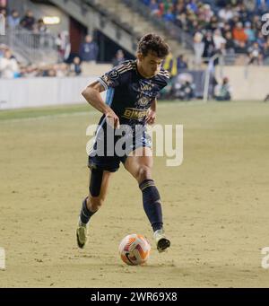 CHESTER, PA, États-Unis - 05 MARS 2024 - Philadelphia Union vs CF Pachuca à Subaru Park. (Photo de Paul J. Froggatt/FamousPixs/Alamy Stock photo) Banque D'Images