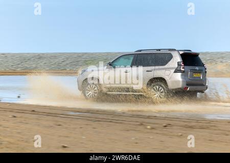 21/04/22 Toyota Land Cruiser, Sandymere, Westward Ho!, North Devon. Banque D'Images