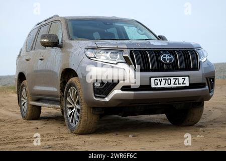 21/04/22 Toyota Land Cruiser, Sandymere, Westward Ho!, North Devon. Banque D'Images