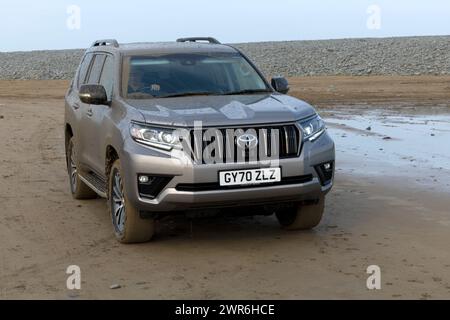 21/04/22 Toyota Land Cruiser, Sandymere, Westward Ho!, North Devon. Banque D'Images