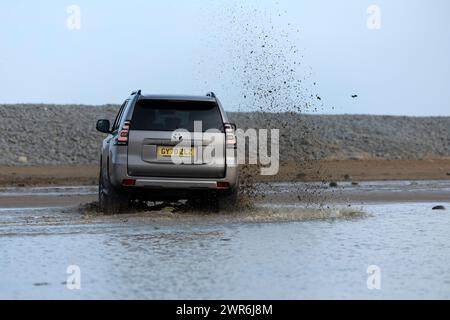 21/04/22 Toyota Land Cruiser, Sandymere, Westward Ho!, North Devon. Banque D'Images