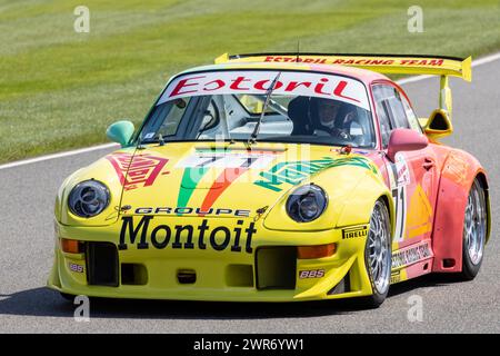 Porsche 911 GT2 R 1997, célébration du 60e anniversaire de Porsche, Goodwood 80e réunion des membres, Sussex, Royaume-Uni Banque D'Images