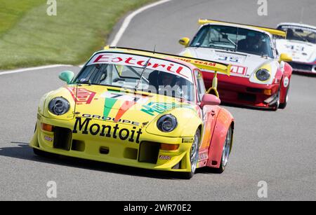 Porsche 911 GT2 R 1997, célébration du 60e anniversaire de Porsche, Goodwood 80e réunion des membres, Sussex, Royaume-Uni Banque D'Images