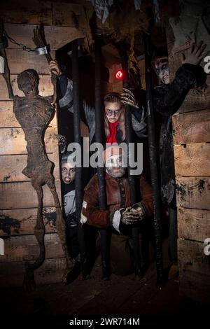 04/10/19 Alton Towers, Scarefest. Banque D'Images