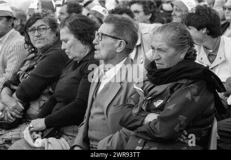 DATE D'ENREGISTREMENT NON INDIQUÉE Festa nazionali de l UnitÃ PCI, nationales Pressefest der Zeitung italienischen kommunistischen Partei Partito Comunista Italiano PCI, ROM, EUR, août 1984 Banque D'Images