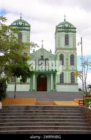 Église Iglesia de Sarchi, Sarchi, hauts plateaux centraux, Costa Rica. Banque D'Images