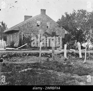 Quartier général du général Robert E. Lee, Gettysburg, Pennsylvanie, photographié entre 1861 et 1865, imprimé plus tard, Lee, Robert E., (Robert Edward), 1807-1870, Homes & Haunts, Pennsylvanie, Gettysburg, tirages photographiques, 1860-1910., tirages photographiques, 1860-1910, 1 tirage photographique Banque D'Images