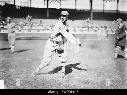 Jack Coombs, Philadelphie Al (baseball), 1914, négatifs en verre, 1 négatif : verre Banque D'Images