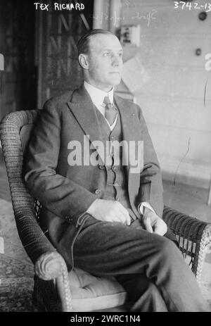 Tex Rickard, photographie montre George Lewis 'Tex' Rickard (1870-1929), un promoteur de boxe et joueur qui a été impliqué dans la reconstruction du Madison Square Garden., 1919 mai 9 (date de création ou de publication par bain), négatifs en verre, 1 négatif : verre Banque D'Images