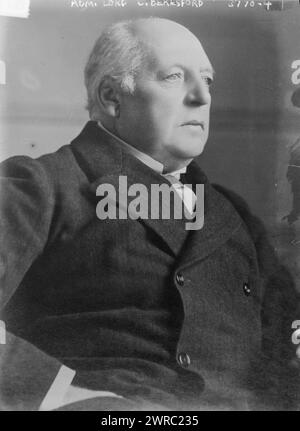 Amiral Lord C. Beresford, photographie montrant Charles William de la Poer Bereford (1846-1919), amiral britannique et député., entre env. 1915 et 1919, négatifs verre, 1 négatif : verre Banque D'Images