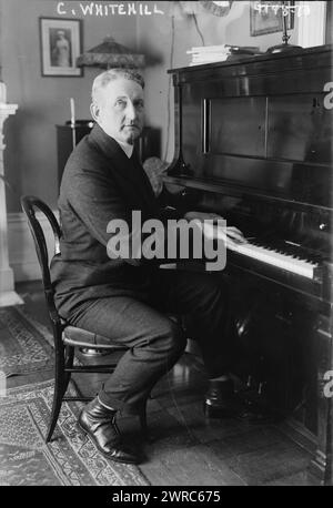 C. Whitehill, photographie montre Clarence Whitehill, chanteur américain d'opéra de basse/baryton (1871-1932)., entre env. 1915 et env. 1920, négatifs en verre, 1 négatif : verre Banque D'Images