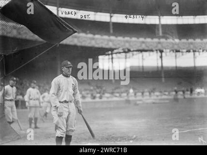 Bobby Veach, Detroit Al (baseball), 1917, négatifs en verre, 1 négatif : verre Banque D'Images