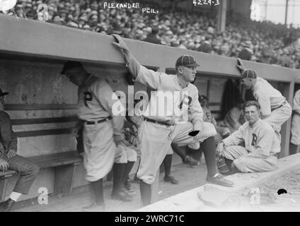 Grover Cleveland Alexander, Philadelphie NL (baseball), 1917, négatifs en verre, 1 négatif : verre Banque D'Images