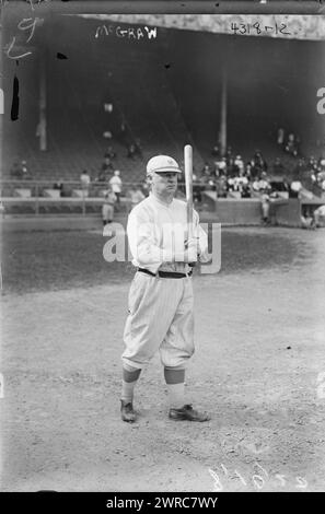 John McGraw, New York NL (baseball), 1917, négatifs en verre, 1 négatif en verre Banque D'Images