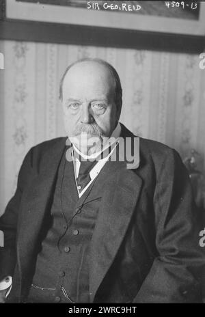 Sir Geo. Reid, photo montre le politicien australien Sir George Houstoun Reid (1845-1918) qui a été premier ministre de l'Australie., entre CA. 1915 et env. 1920, négatifs en verre, 1 négatif : verre Banque D'Images