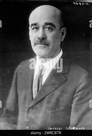 Ygnacio Bronollas i.e. Bonillas, photographie montrant Ignacio Bonillas (1858-1942), homme politique et diplomate mexicain., entre env. 1915 et env. 1920, négatifs en verre, 1 négatif : verre Banque D'Images