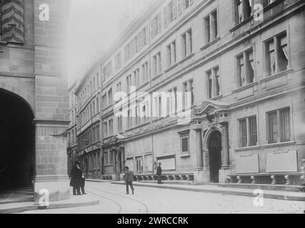 Genève - Hôtel de ville, entre env. 1915 et env. 1920, négatifs en verre, 1 négatif : verre Banque D'Images
