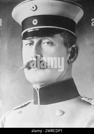 Max de Bade, photographie montre le prince Maximilien de Bade (1867-1929) (Max von Baden) qui était un prince allemand et homme politique et chancelier de l'Empire allemand en octobre et novembre 1918., entre env. 1915 et env. 1920, négatifs en verre, 1 négatif : verre Banque D'Images