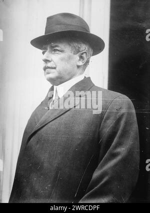 Robt. Lansing, photographie montre l'avocat Robert Lansing (1864-1928) qui a été secrétaire d'État sous le président Woodrow Wilson (1915-1920)., 23 juillet 1919, négatifs en verre, 1 négatif : verre Banque D'Images