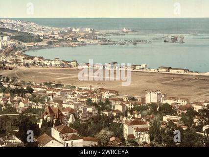 Vue générale de Mustapha, II, Alger, Algérie, CA. 1899., Color, 1890-1900 Banque D'Images