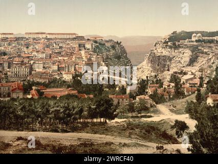 Vue générale, Constantine, Algérie, CA. 1899., Color, 1890-1900 Banque D'Images