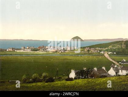 Vue générale, Ballantrae, Écosse, entre env. 1890 et env. 1900., Écosse, Ballantrae, couleur, 1890-1900 Banque D'Images