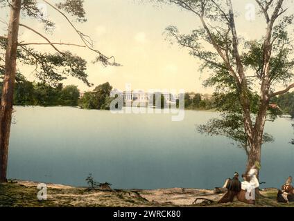 Collège militaire royal, Sandhurst, Camberley, entre CA. 1890 et env. 1900., Angleterre, Camberley, couleur, 1890-1900 Banque D'Images